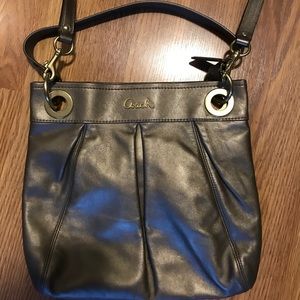 Gold Authentic Coach Purse